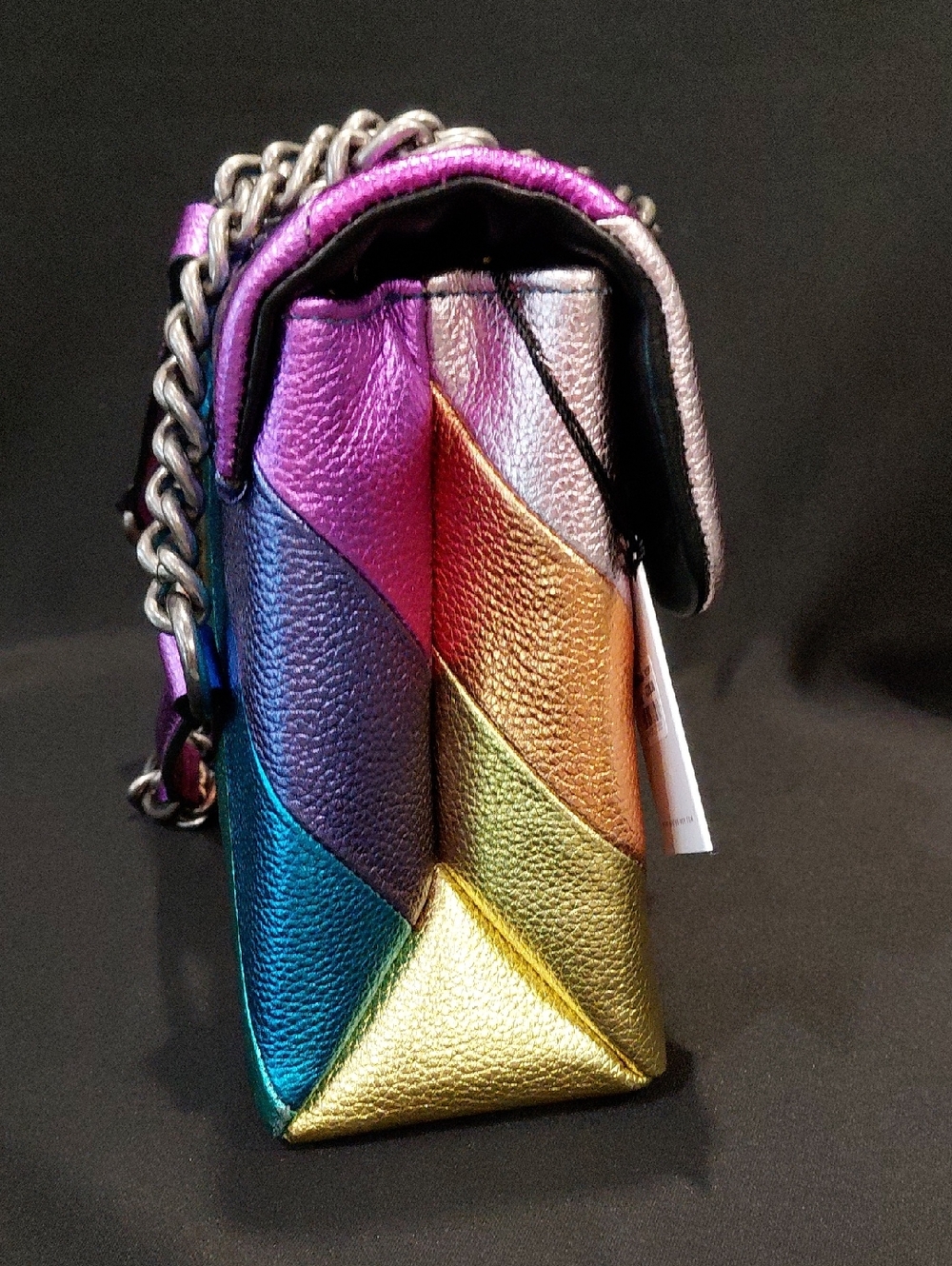 KURT GEIGER KONDON LARGE RAINBOW KENSINGTON SATCHEL - Picture 4 of 12